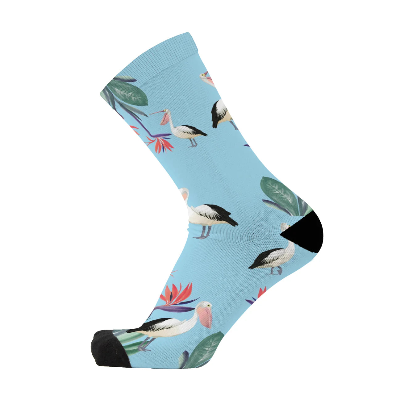 Paradise Pelican Bamboo Crew Socks