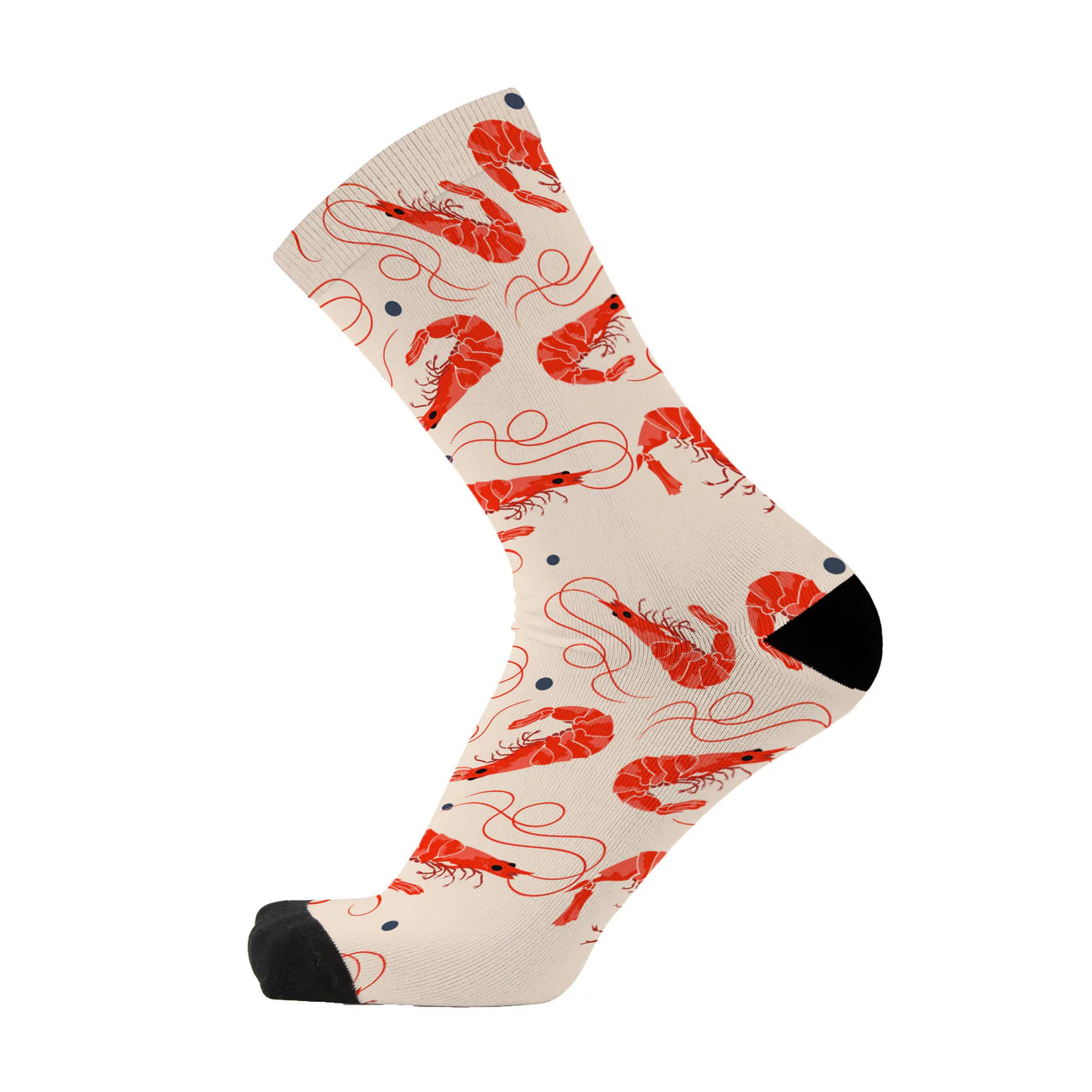 Prawn Star Men's Bamboo Crew Socks