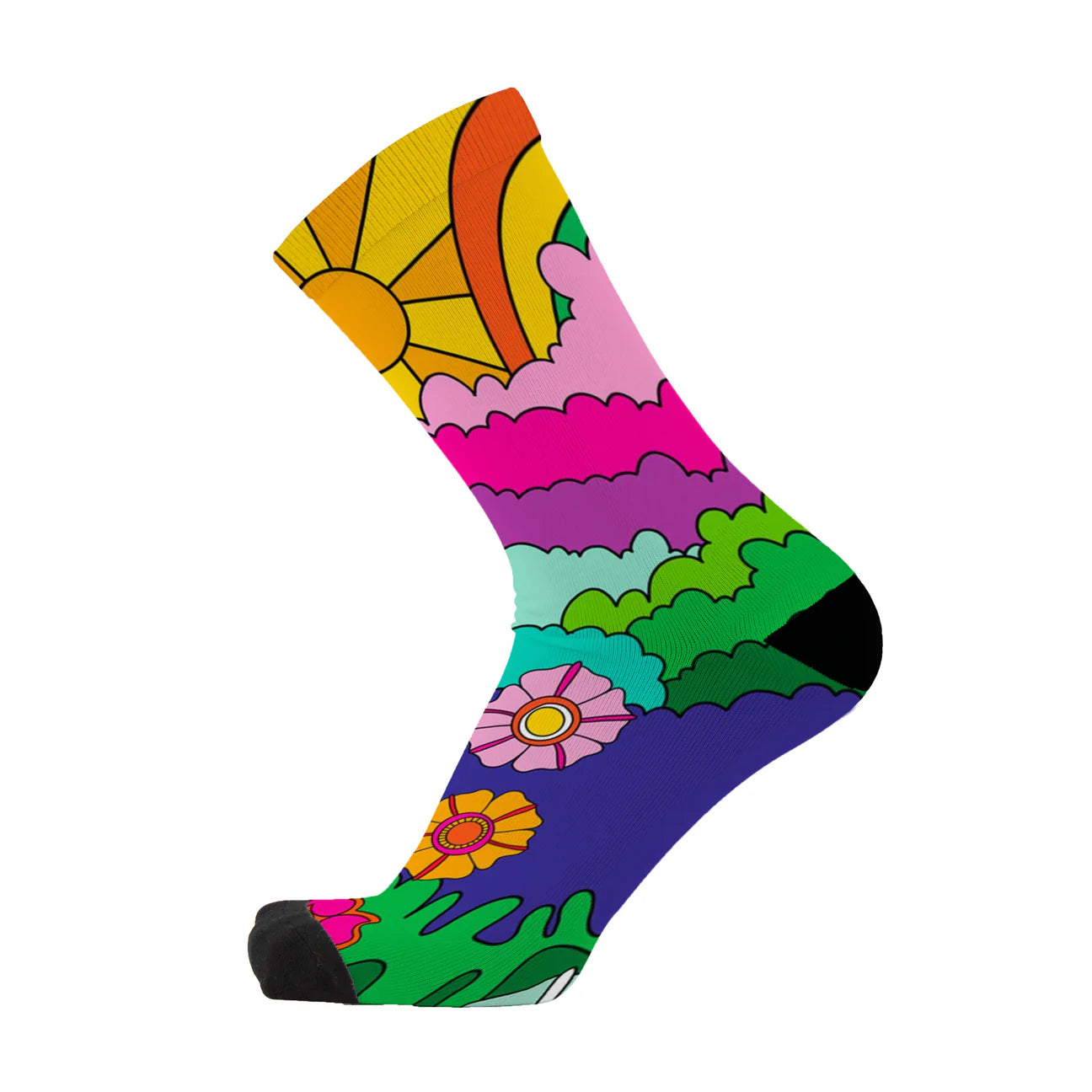 Wonderland Bamboo Crew Socks