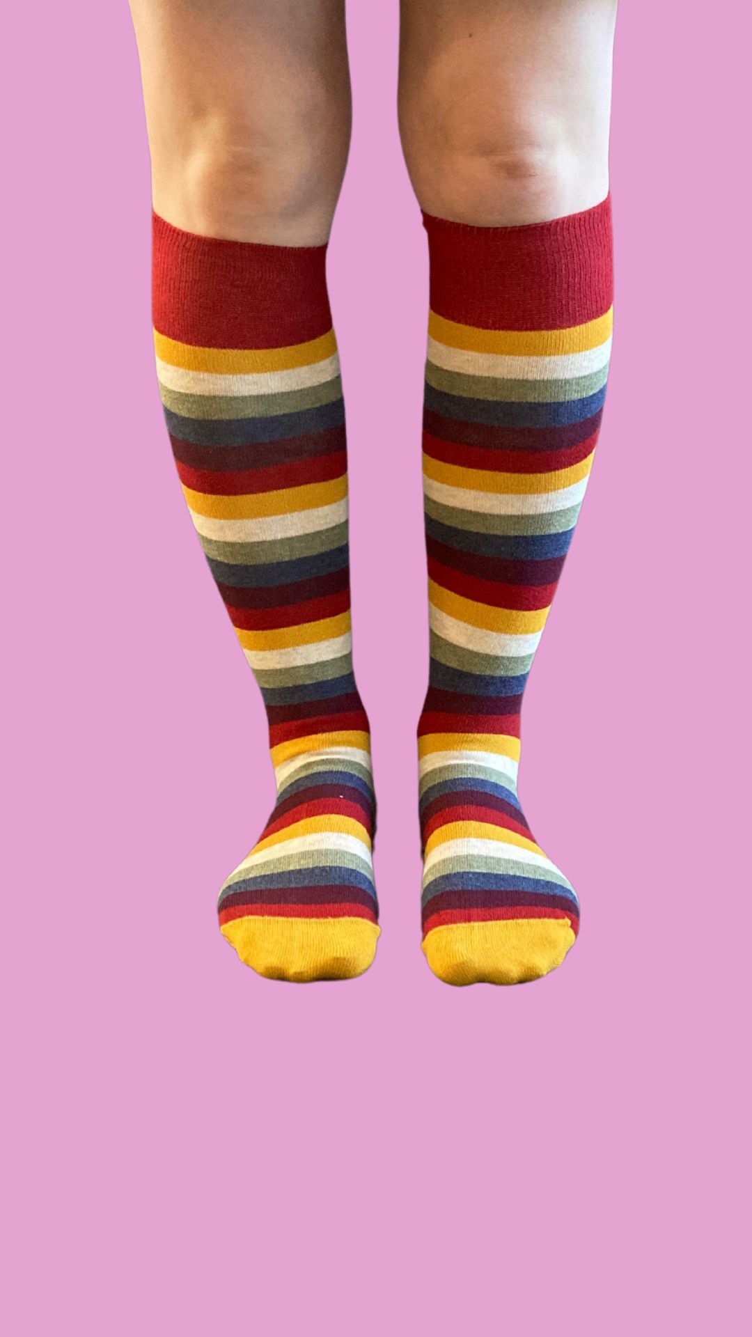 Autumn Stripes Knee High Socks