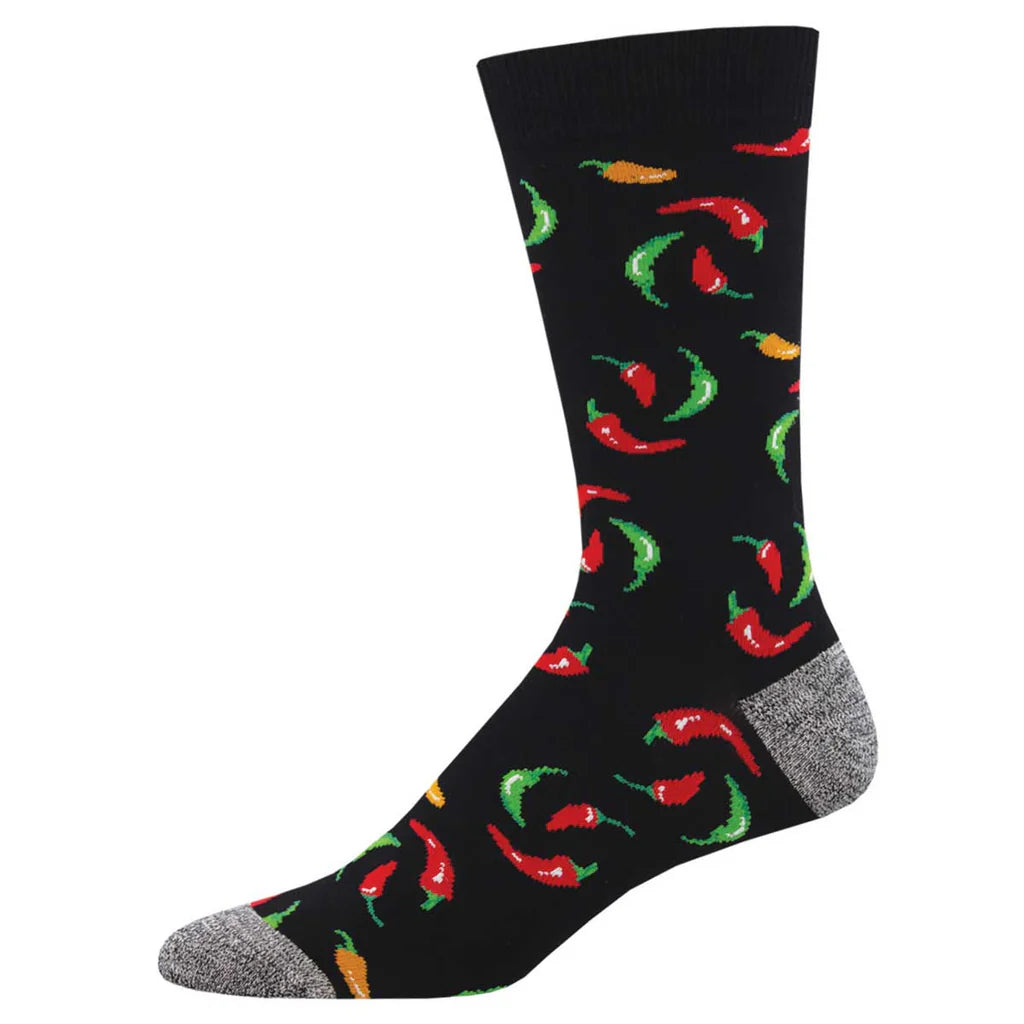 Hot on your Heels Men's Chilli Crew Socks