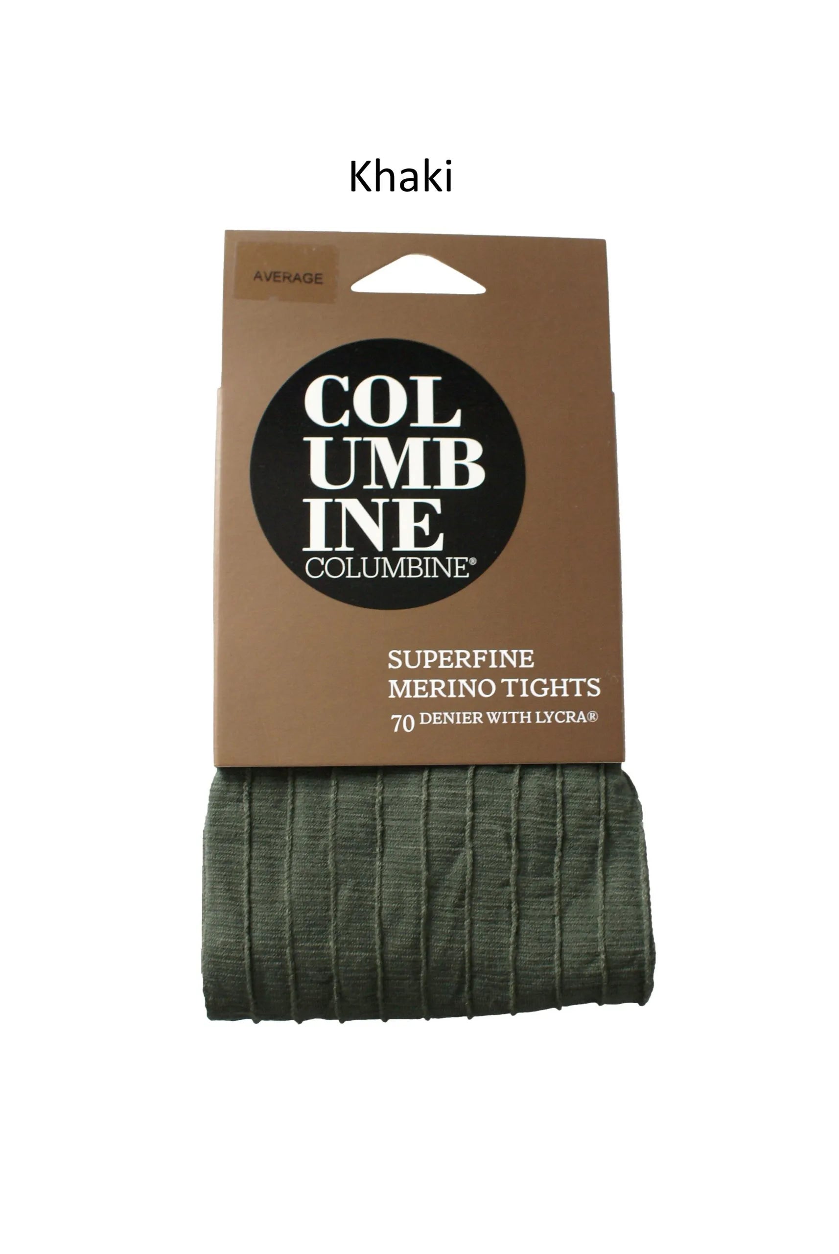 Superfine Merino Tights in Pinstripe design