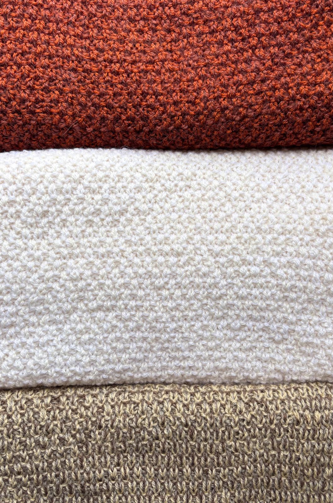 Aria Scarf Alpaca and Merino Wool in Cinnamon