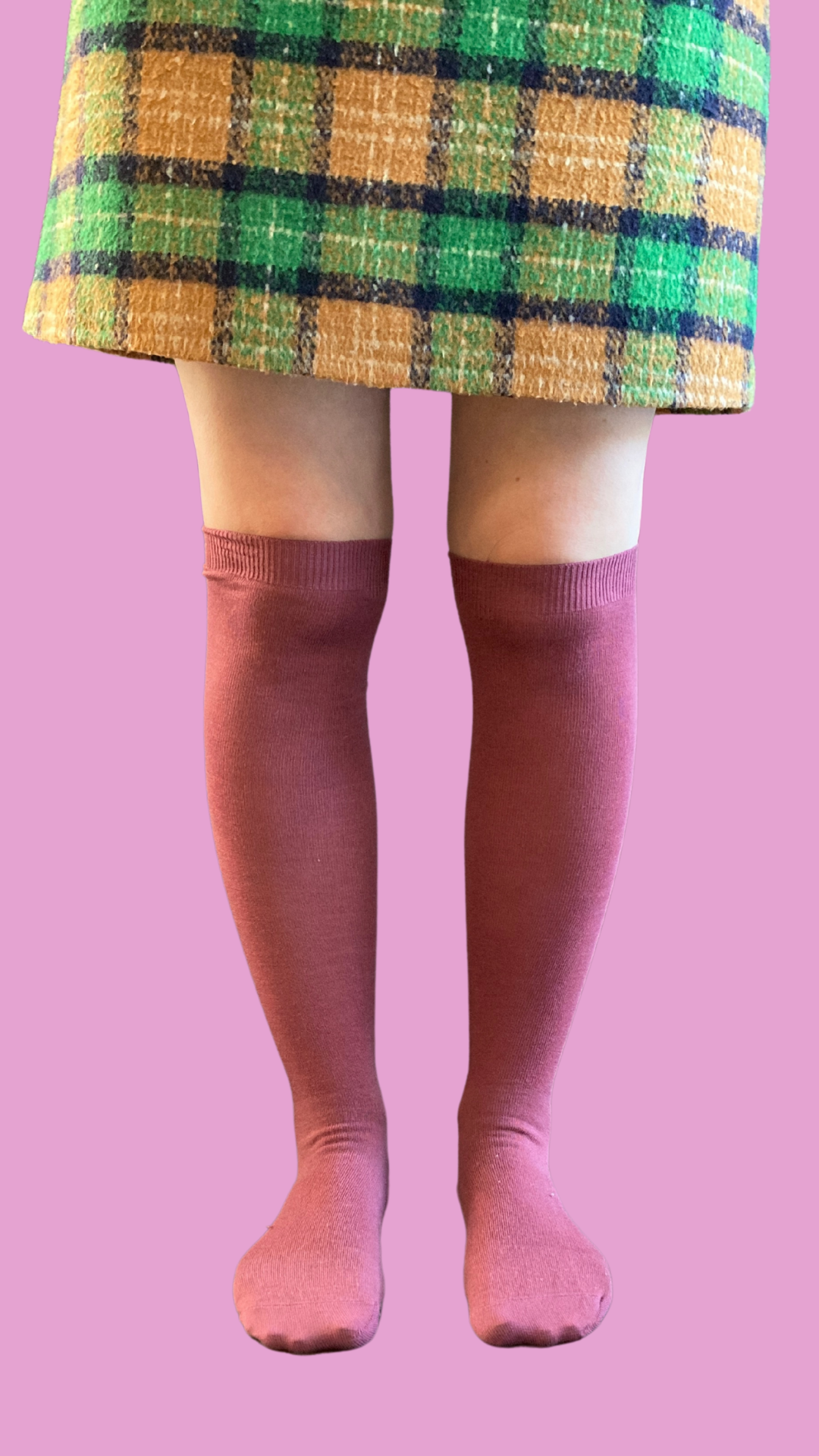 Merino Wool Women's Knee High Socks in Blush - Aussie Made