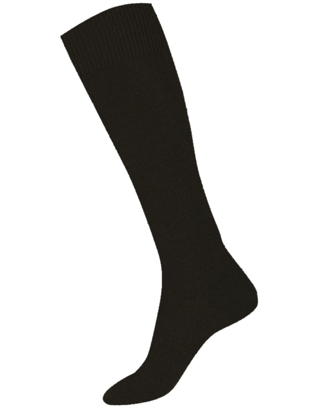 Fine Alpaca Wool Knee High Sock in Black | Humphrey Law, Aussie Made