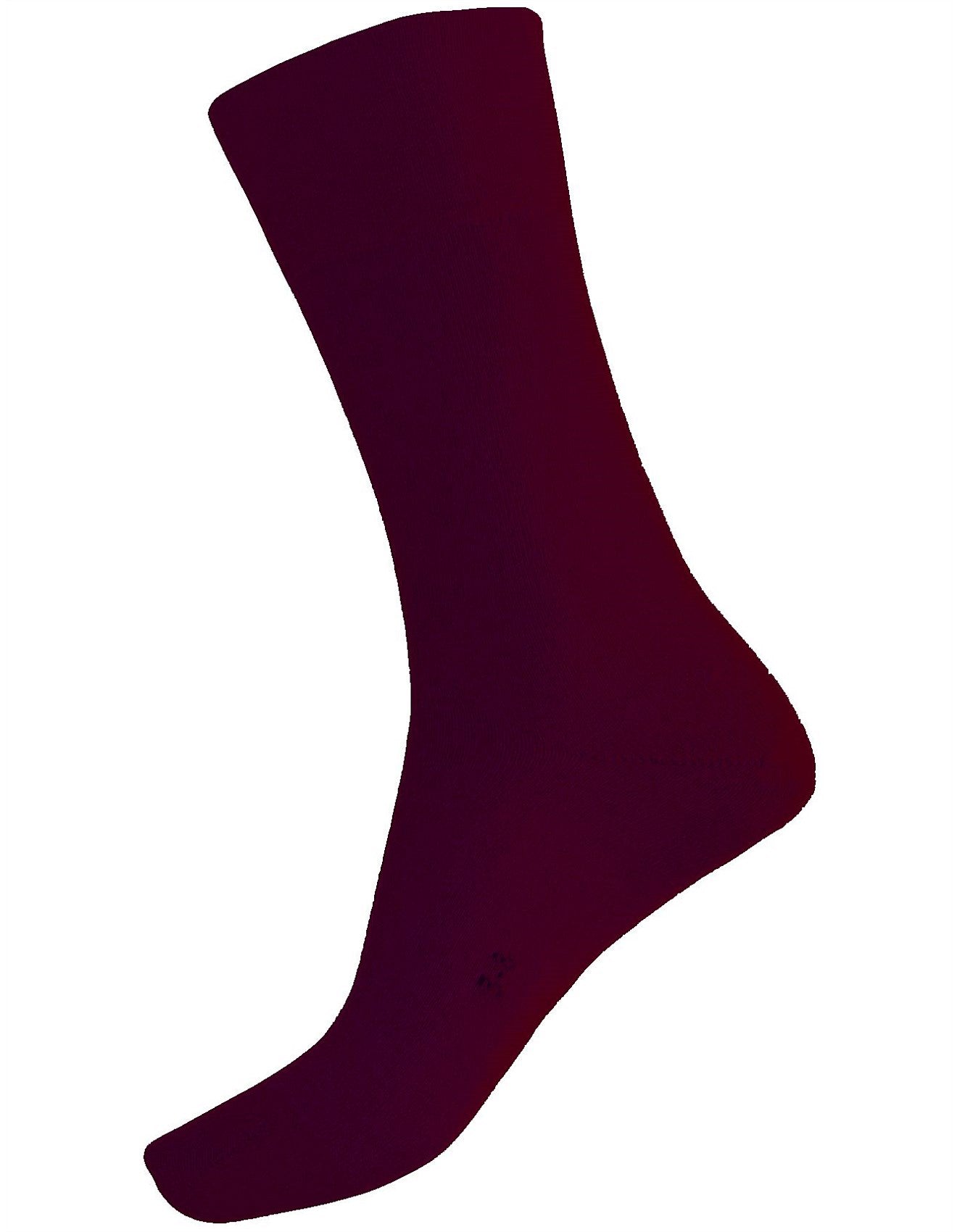 Merino Wool Women's Crew Socks in Burgundy - Aussie Made