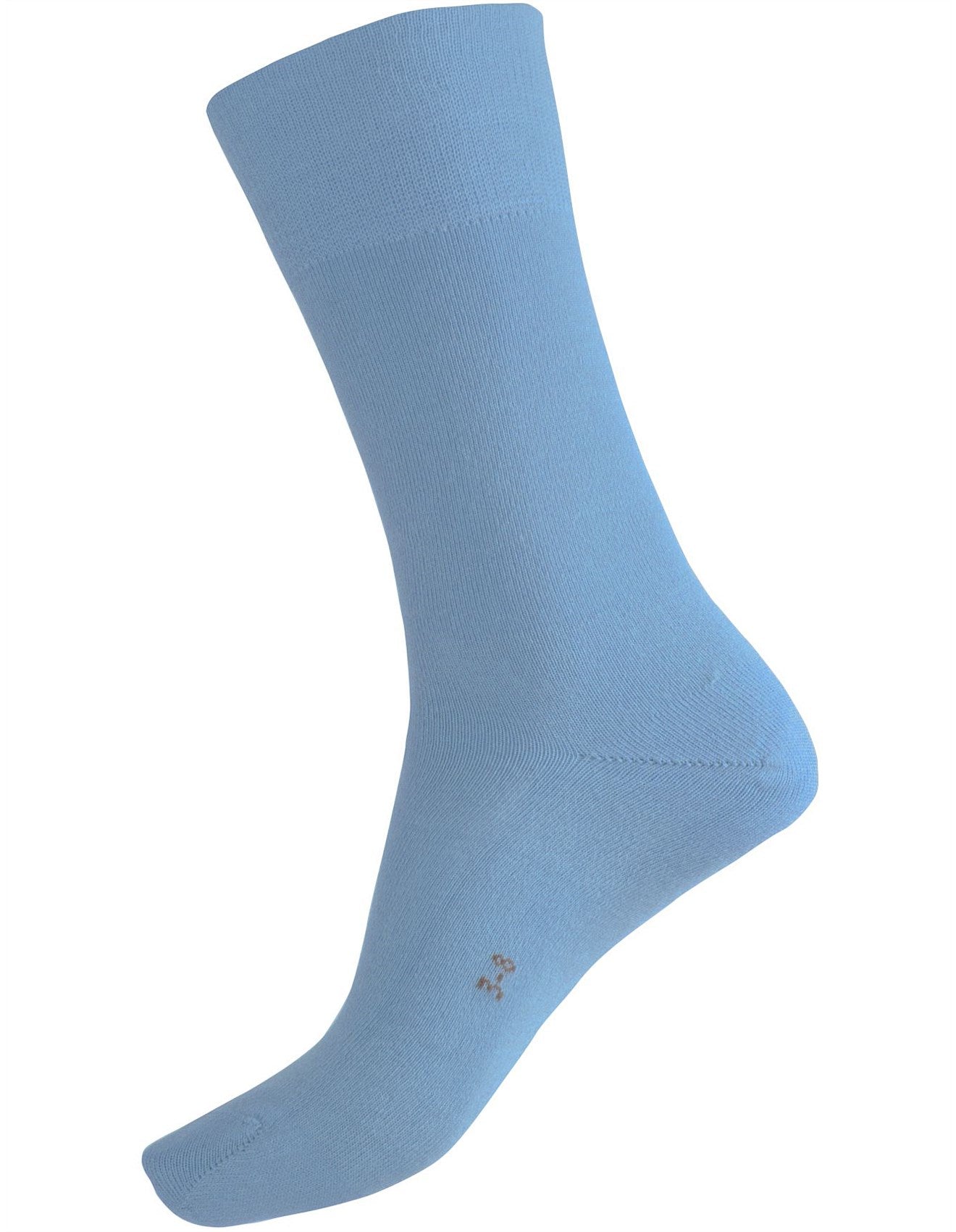 Merino Wool Crew Socks in Storm Blue - Aussie Made