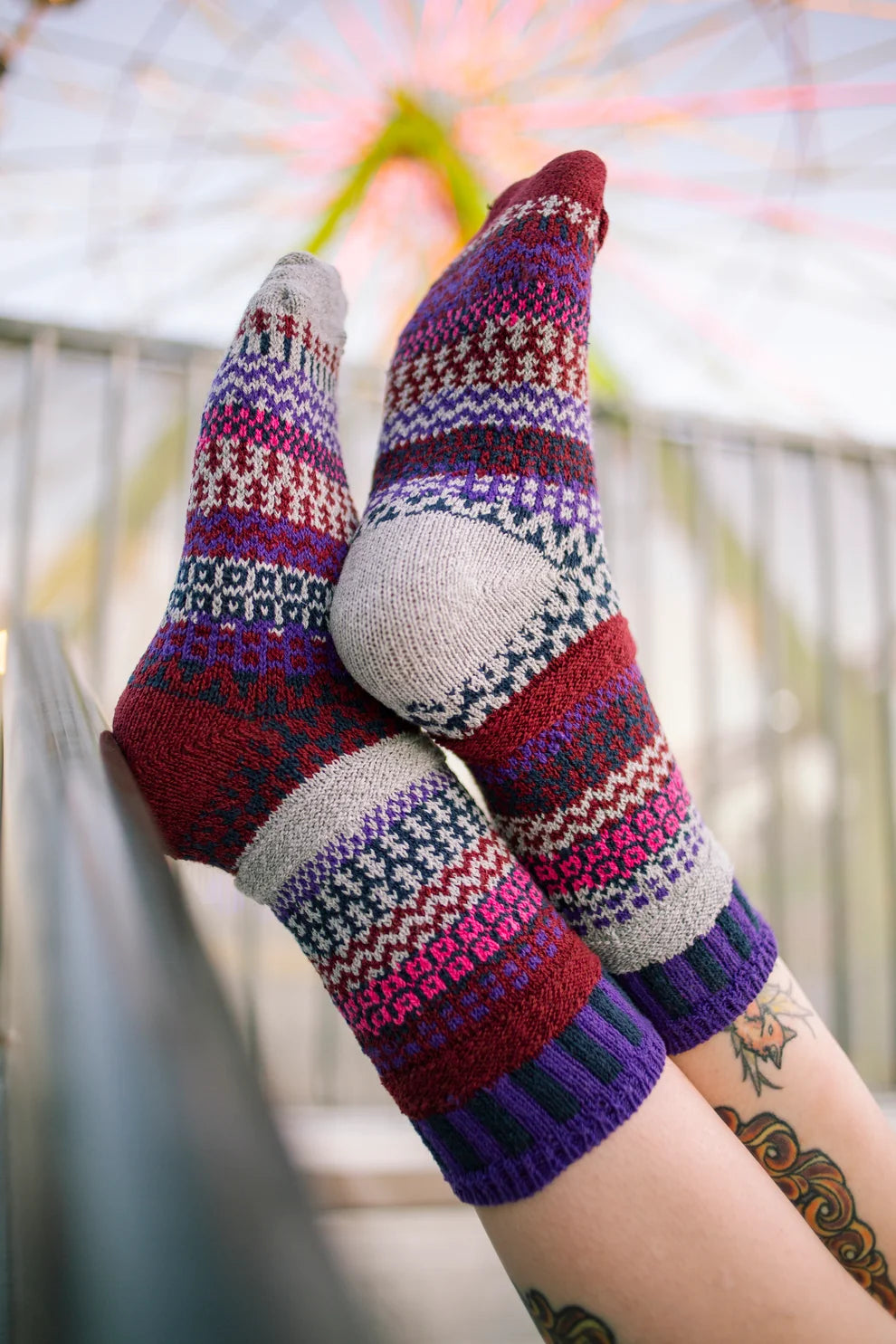 Wunderland Recycled Cotton Crew Socks