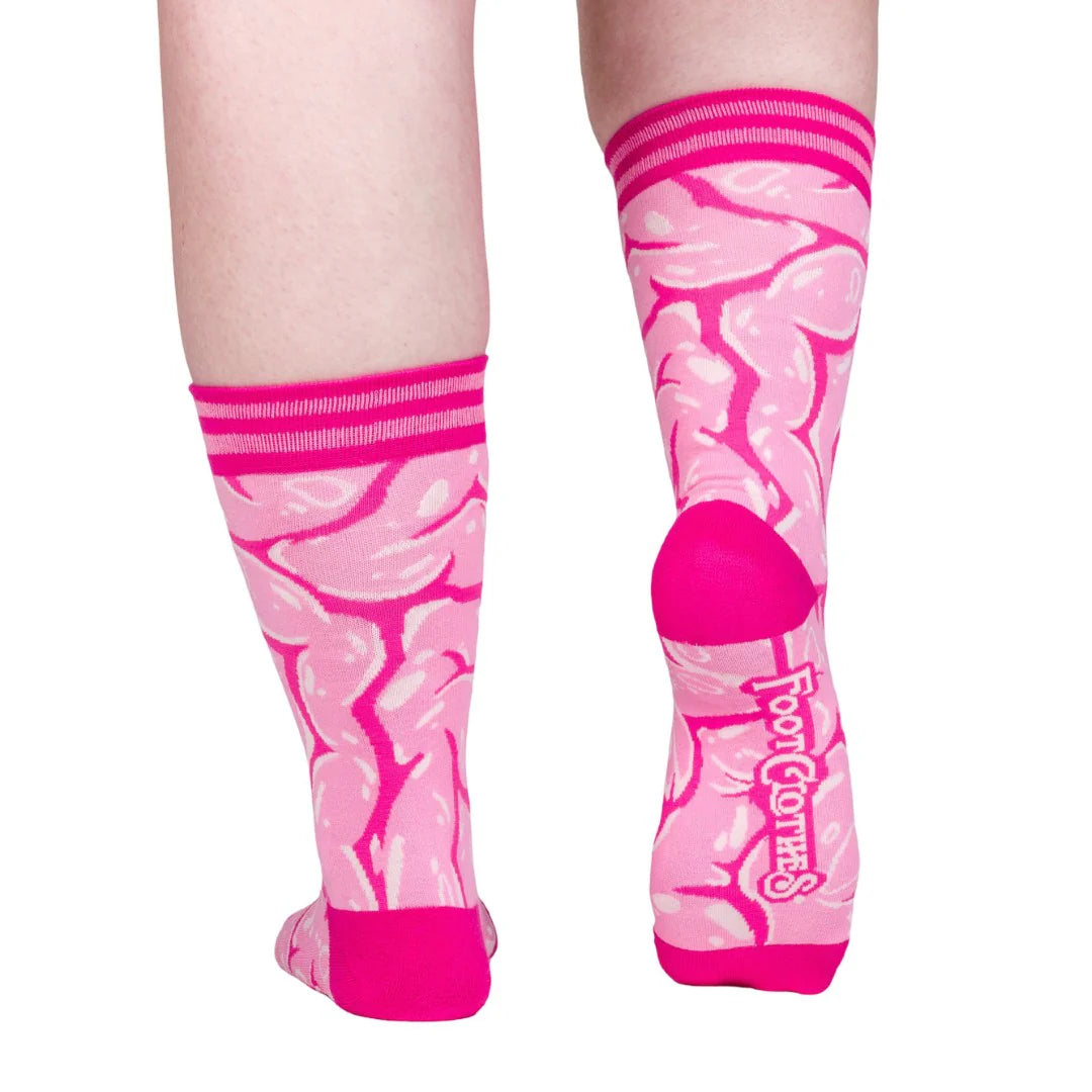 Weird Anatomy No Brainer Crew Socks