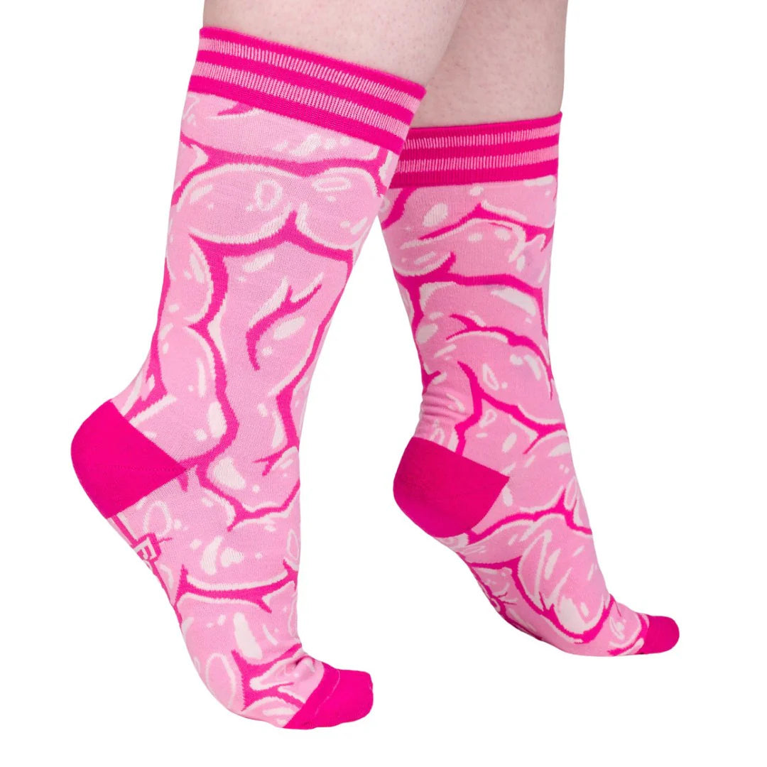 Weird Anatomy No Brainer Crew Socks