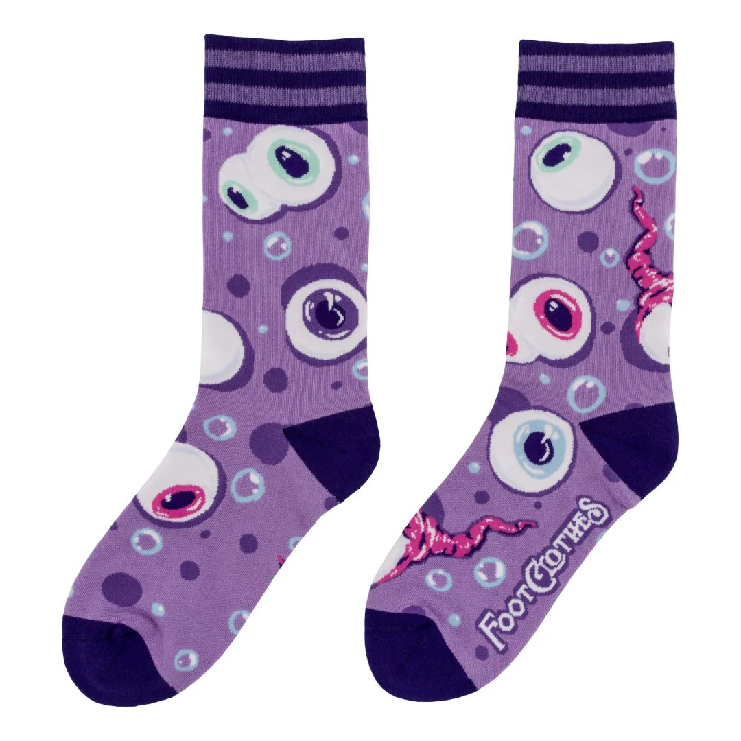 Weird Anatomy Peepers Crew Socks