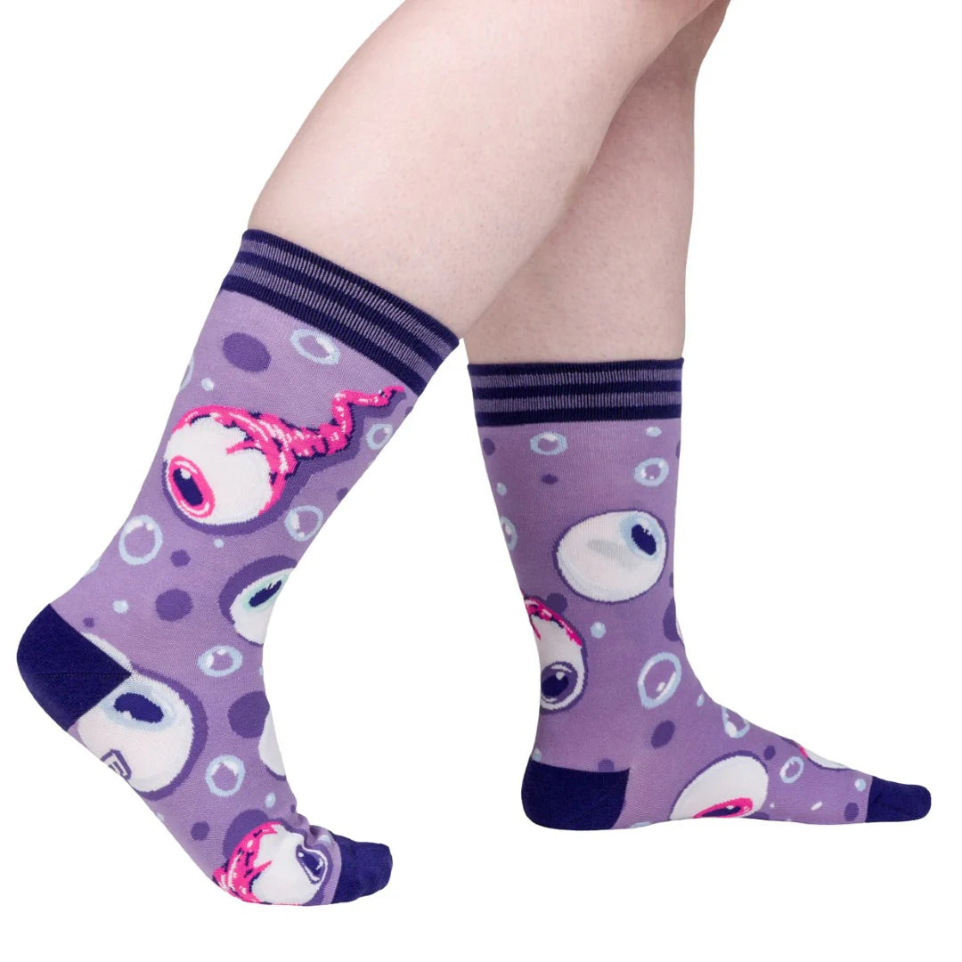 Weird Anatomy Peepers Crew Socks