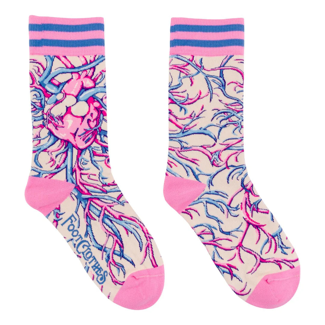 Weird Anatomy Aortic Entanglement Crew Socks