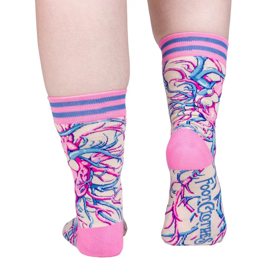Weird Anatomy Aortic Entanglement Crew Socks