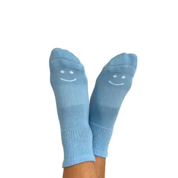 Therapeutic Grip Socks in Light Blue S/M - The Sockery