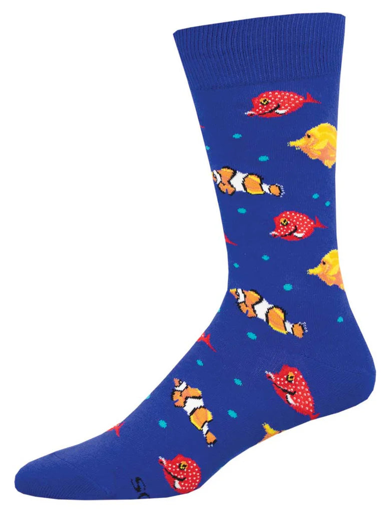 Reef Life Men's Crew Sock - The Sockery