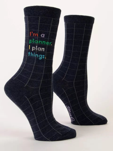 I'm a Planner Women's Crew Sock - The Sockery