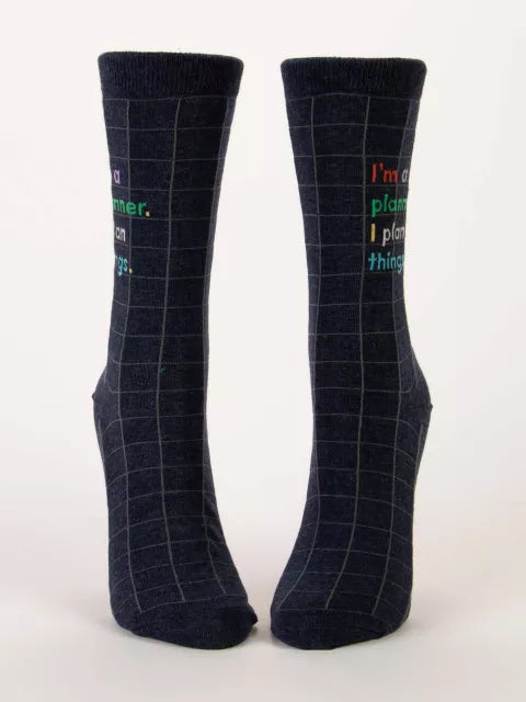 I'm a Planner Women's Crew Sock - The Sockery