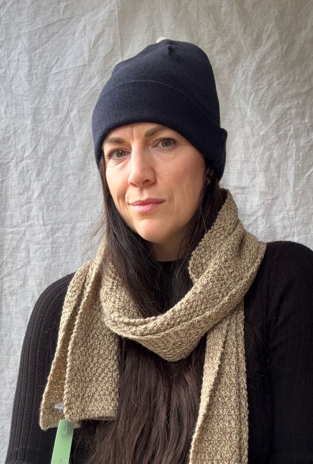 Merino Wool Beanie in Charcoal, Australian Made
