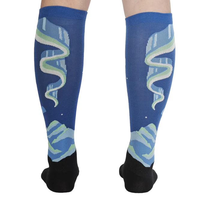 Northern Lights Women's Knee High Socks - Glow in the Dark