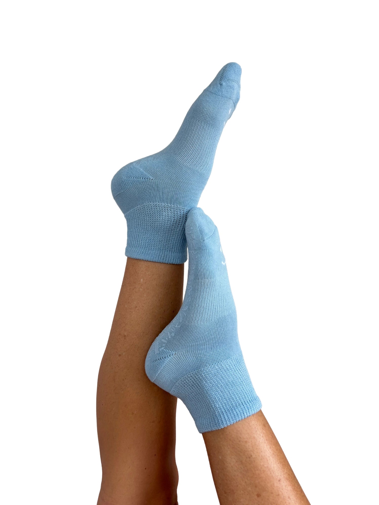 Therapeutic Grip Socks in Light Blue S/M - The Sockery
