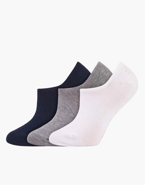 No Show Women's Bamboo Socks - 3 Pack - Ink Blue - The Sockery