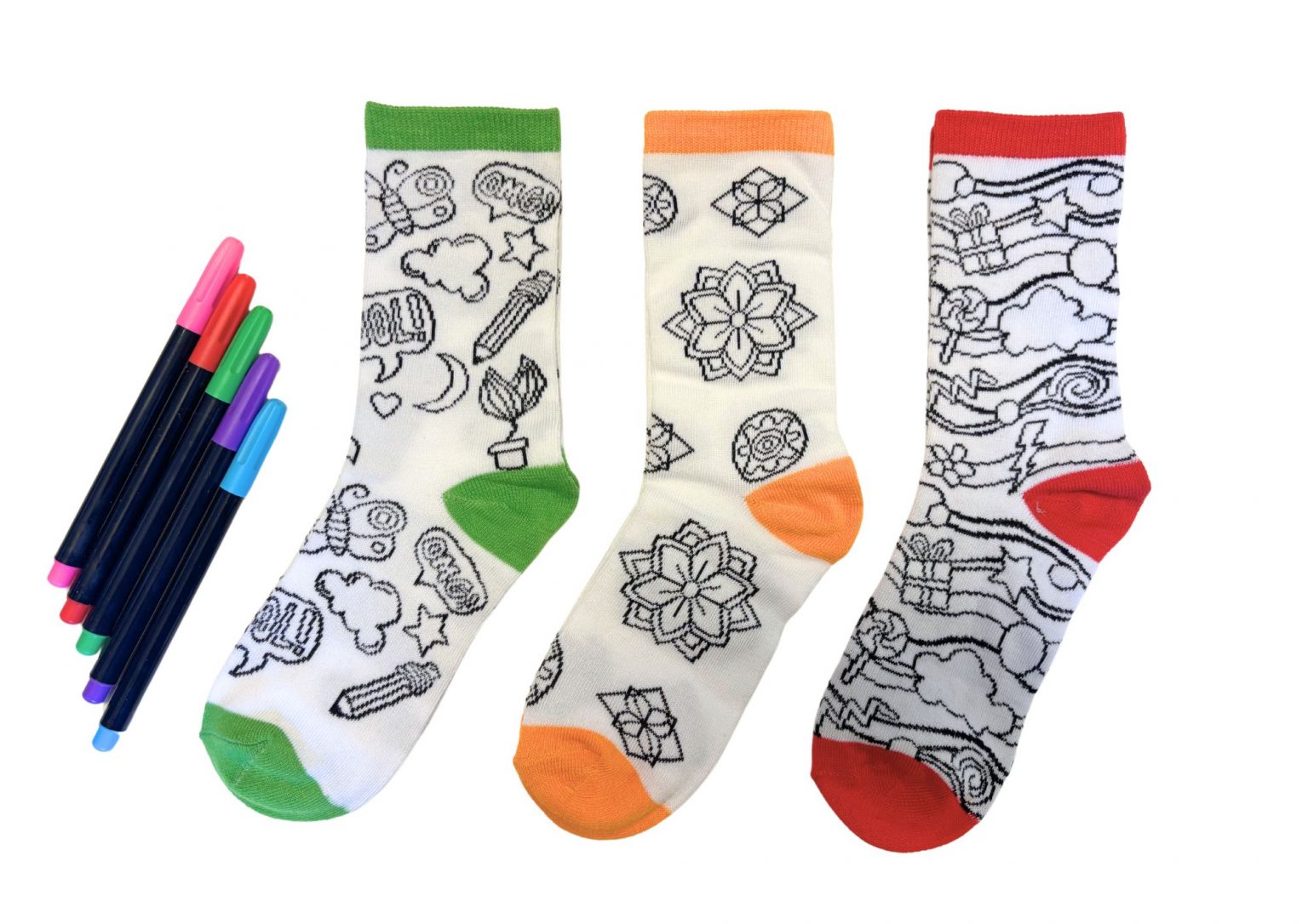 Doodle Socks - Colour Your Own Socks