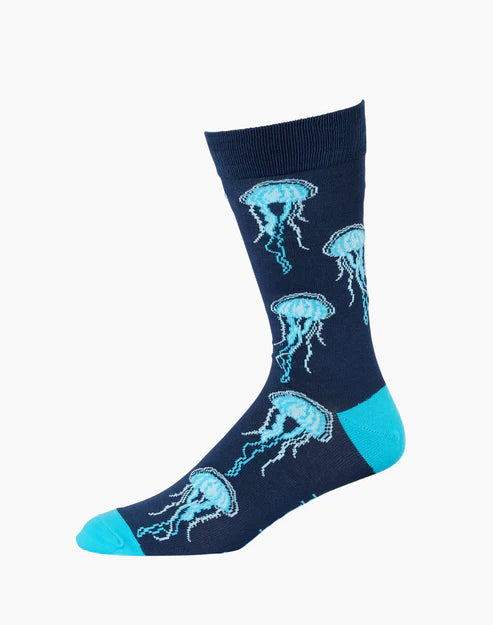 Jellyfish Men's Bamboo Socks - The Sockery