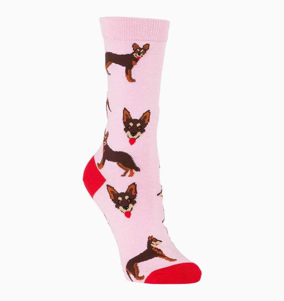 Kelpie Women's Bamboo Crew Socks - The Sockery