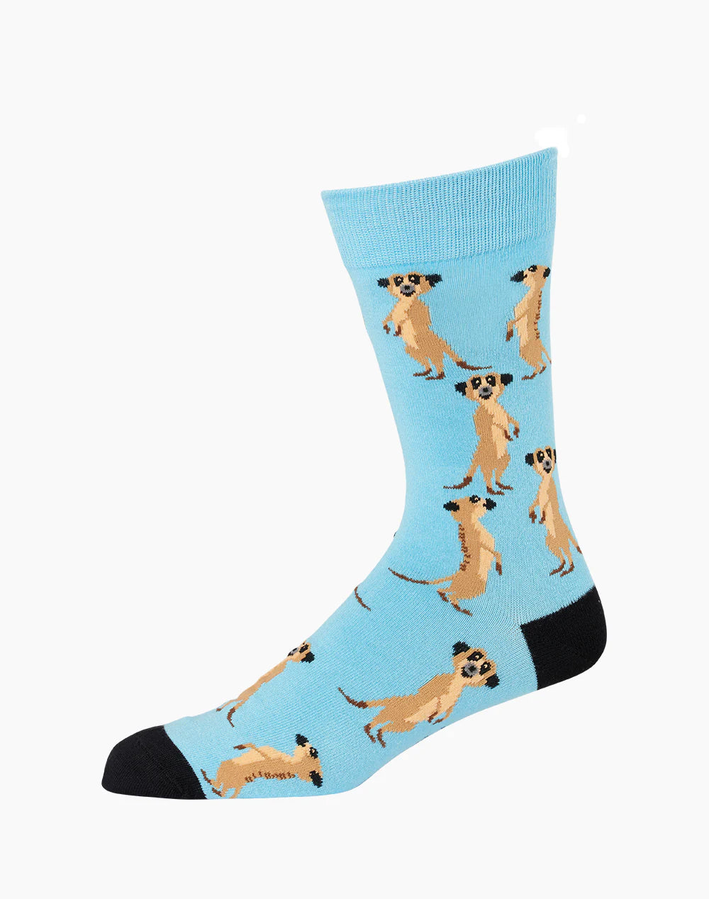 Meerkats Bamboo Men's Crew Socks - The Sockery