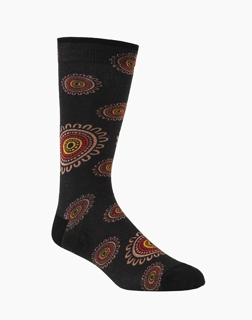 Native Australian Campfire Men's Printed Bamboo Socks