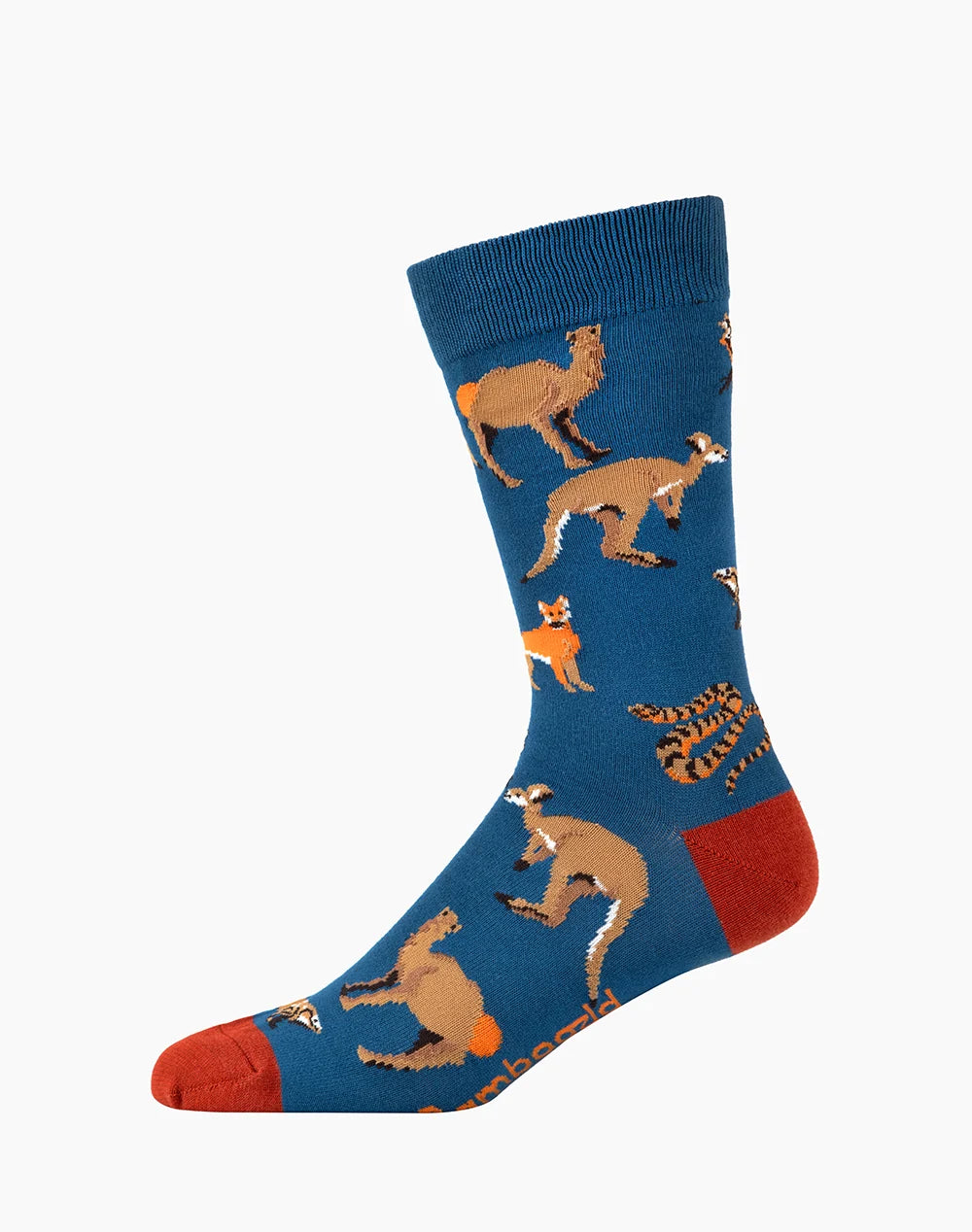 Outback Animals Men's Bamboo Socks