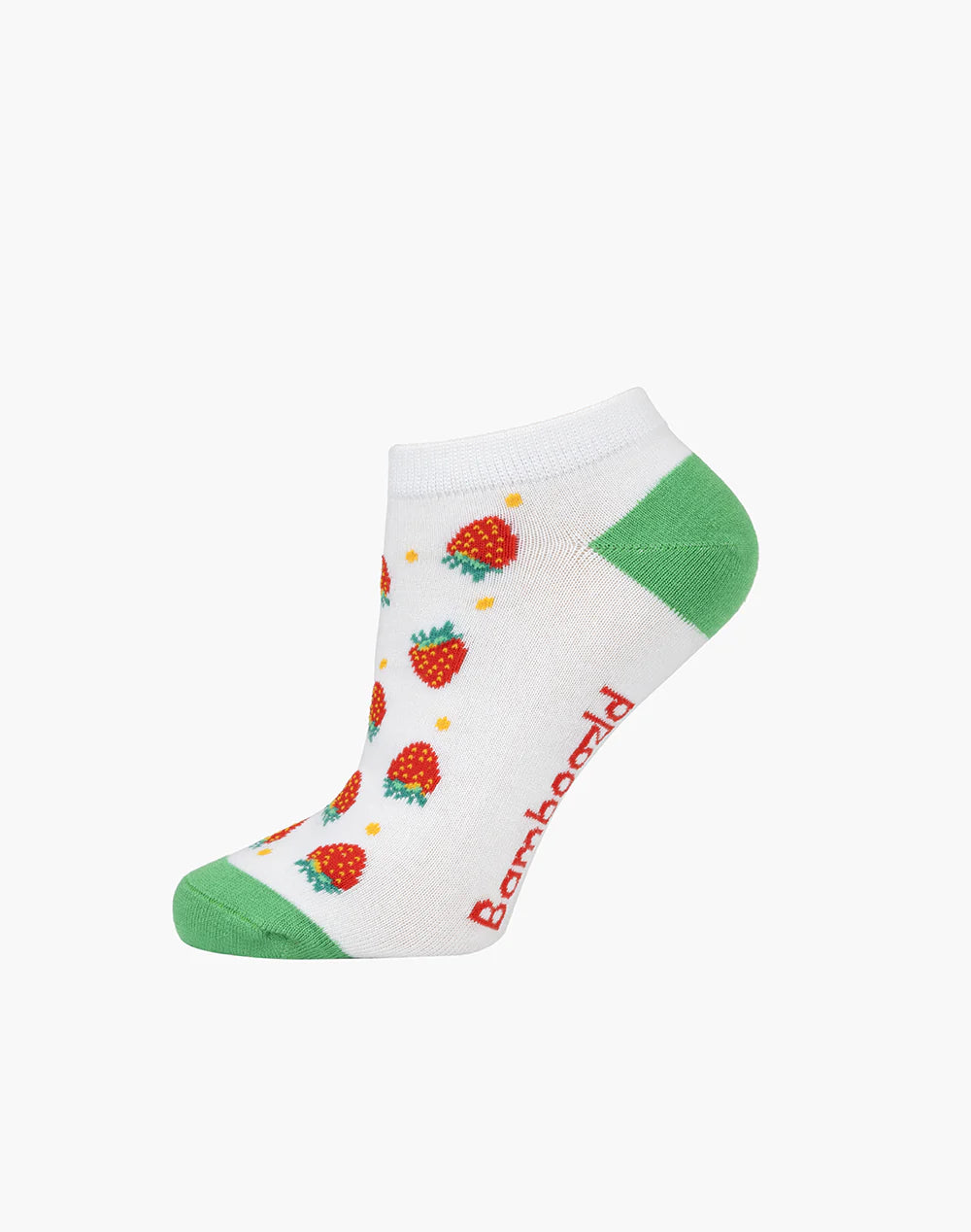 Strawberry Delight Women's Bamboo Ankle Socks
