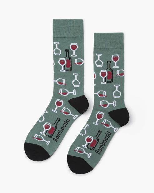 Fine Wine Sock Card