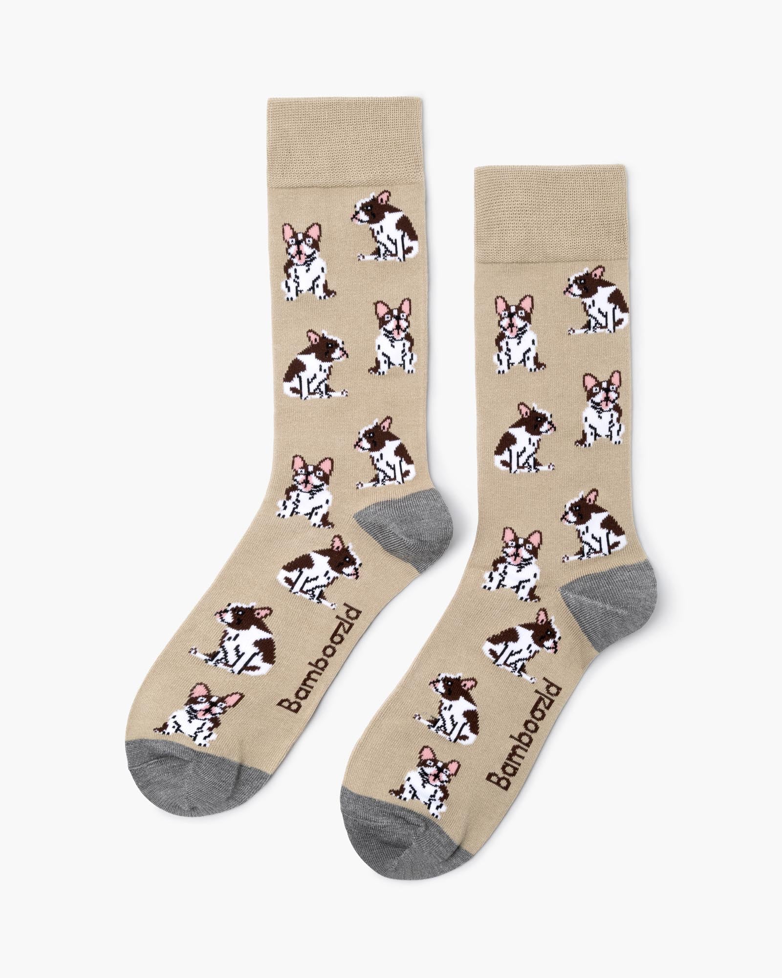 French Bulldog Men's Bamboo Socks