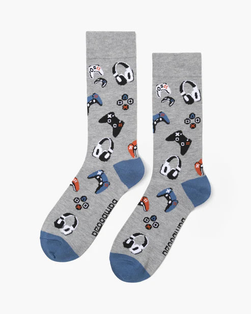 Gamer Men's Bamboo Crew Socks
