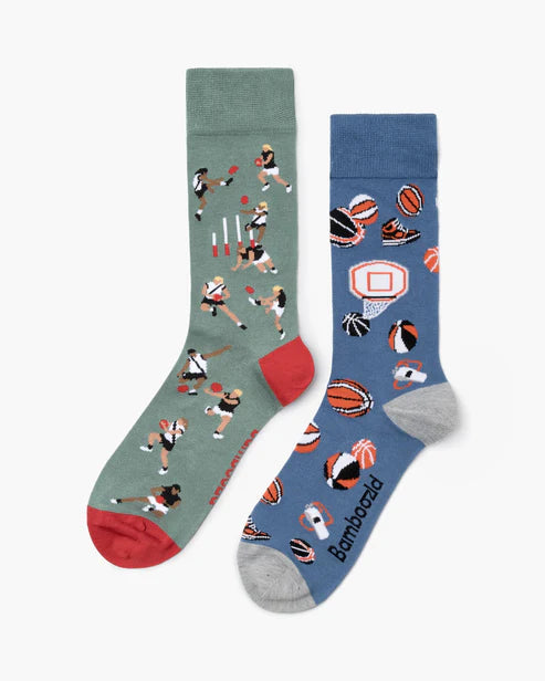 Ball Sports Men's Crew Socks - Gift Box 2 Pack