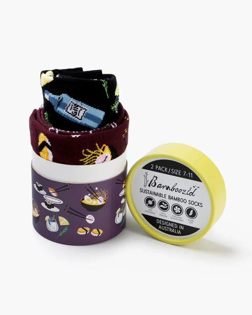 Friday Date Night Men's Crew Socks - Gift Can 2 Pack