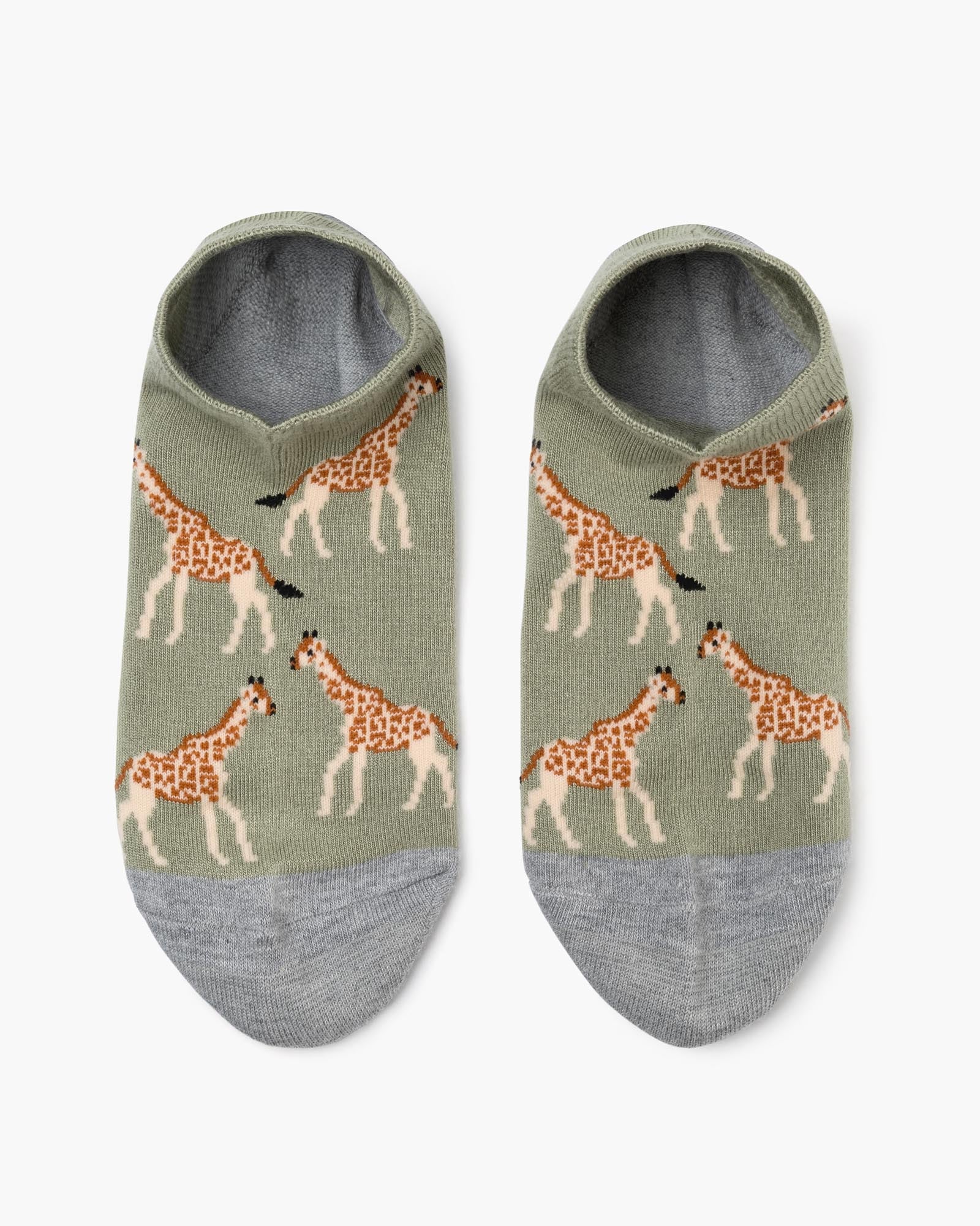 Giraffe Women's Bamboo Ankle Socks