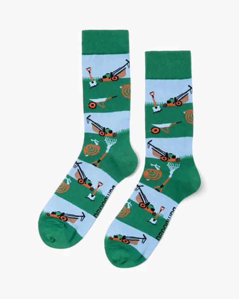 Lawn King Men's Bamboo Crew Socks