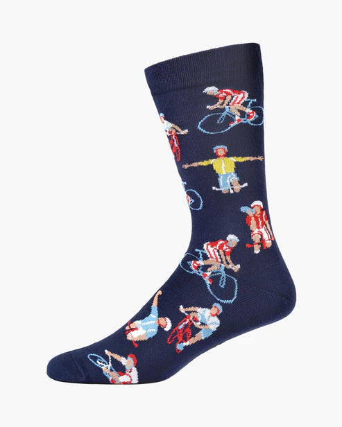 Tour Down Under Men's Bamboo Crew Socks