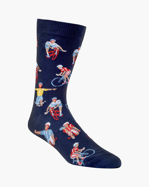 Tour Down Under Men's Bamboo Crew Socks