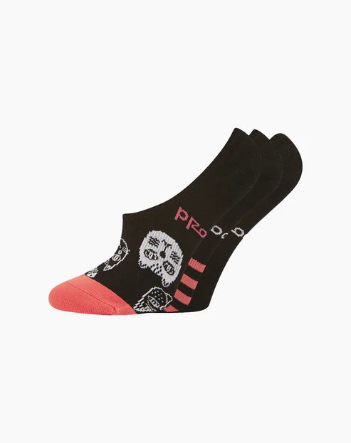 Kit Kats Women's No Show Bamboo Socks - 3 Pack - The Sockery