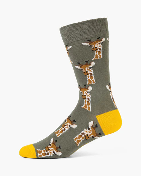 Giraffe Men's Bamboo Socks
