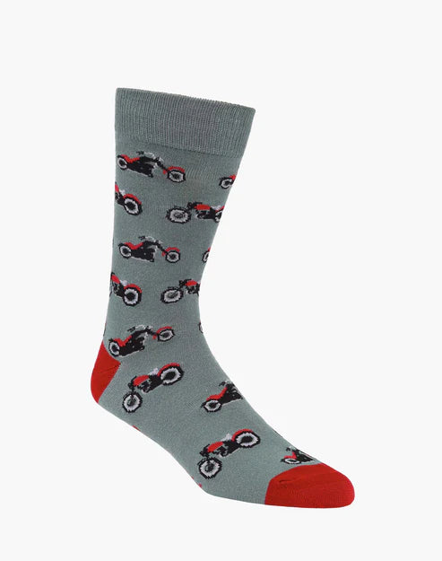 Harley Mens Bamboo Crew Socks - The Sockery