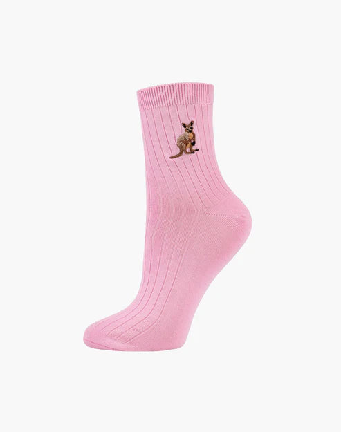 Rock Wallaby Women's Bamboo Quarter Socks - The Sockery