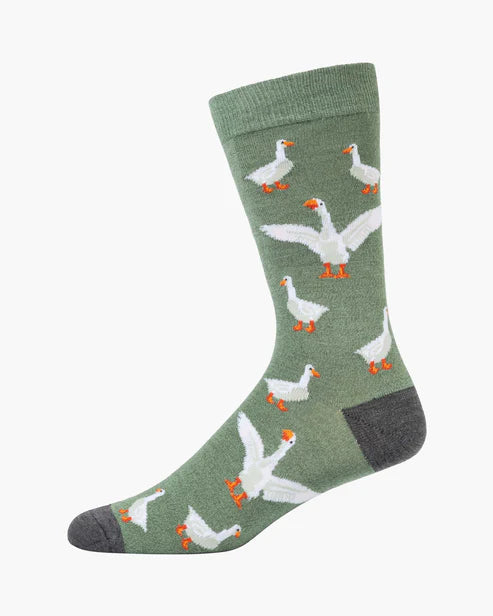 Geese Men's Bamboo Socks