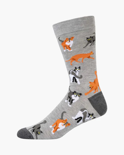 House Cats Men's Bamboo Socks