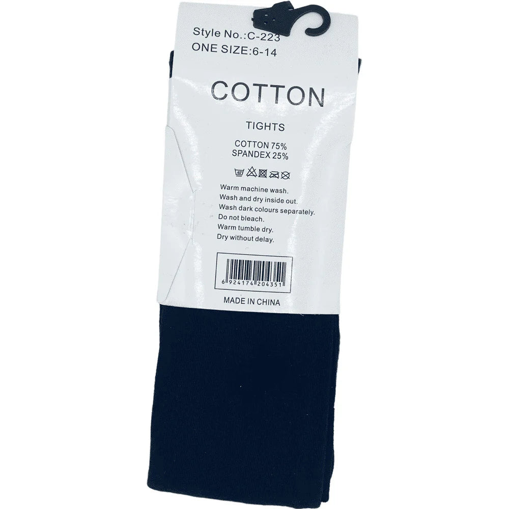 Cotton Tights - Black
