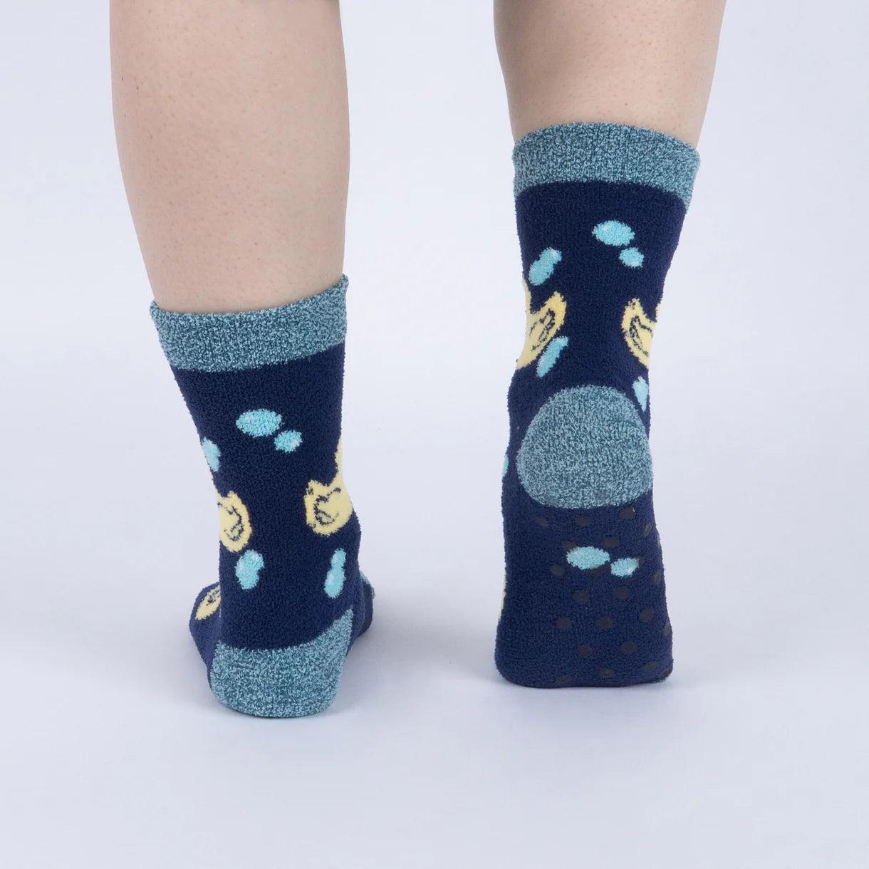 Rubber Duckie You're The One Women's Slipper Socks